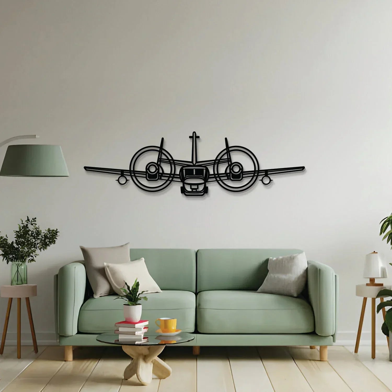 Ov-1 Mohawk Front Metal Aircraft Wall Art - Ncp0590, side view - House Of Avana