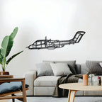 Ov-10 Bronco Metal Aircraft Wall Art - Ncp0591, back view - House Of Avana