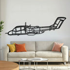 Ov-10 Bronco Metal Aircraft Wall Art - Ncp0591, front view - House Of Avana