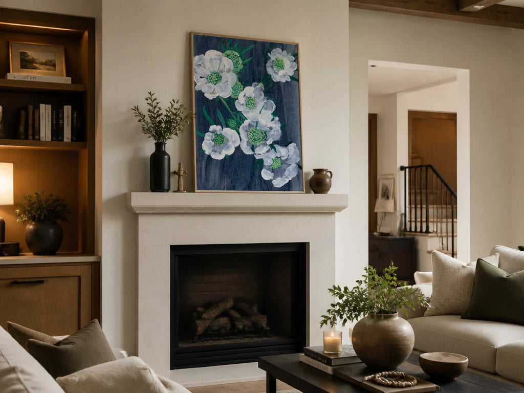 October Blooms II Art Print – Floral Wall Art
