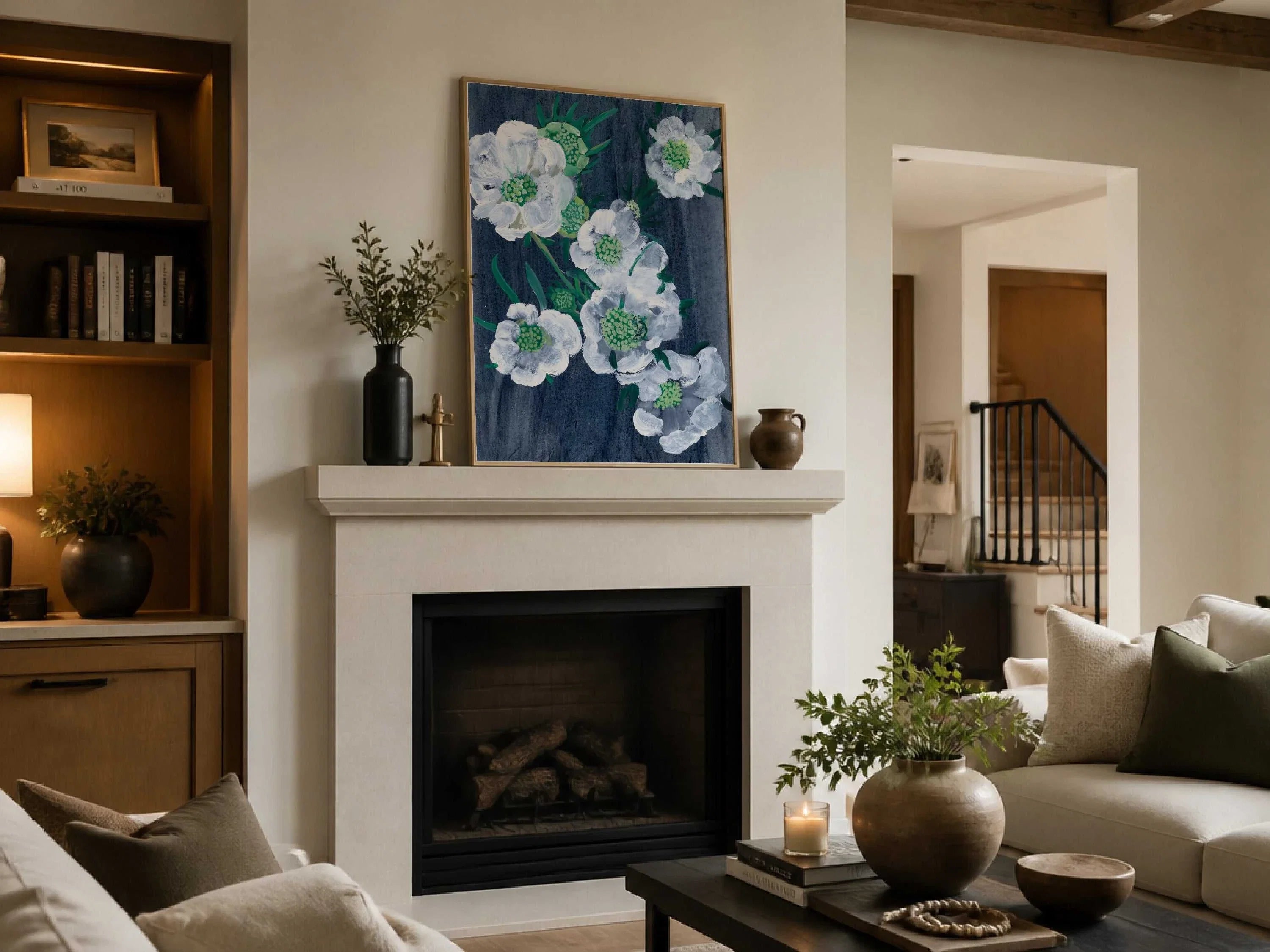October Blooms II Art Print – Floral Wall Art