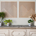 Finished Line Mountain Wall Decor 2pcs - 15.75inch House Of Avana
