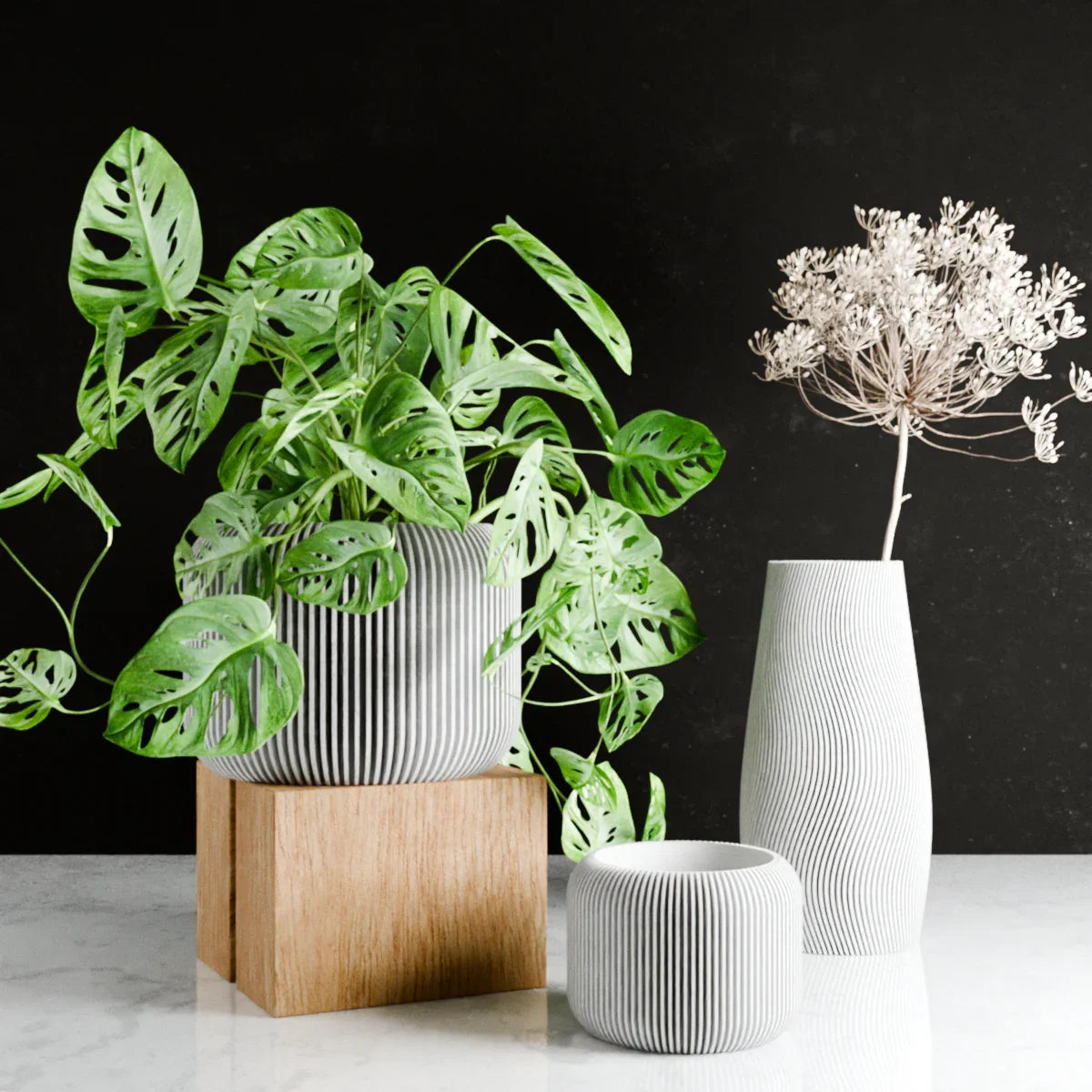 Orbis Planter, side view - House Of Avana