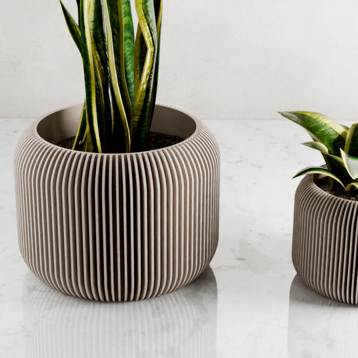 Orbis Planter, angled view - House Of Avana