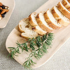 Organic Wooden Rectangle Bread Platter Kanju Interiors