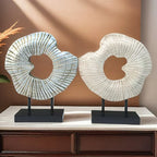 Abstract Conch Screen Is a Nordic-style Shell Craft Ornament, a Modern Luxury Home Decoration Made of... - House Of Avana