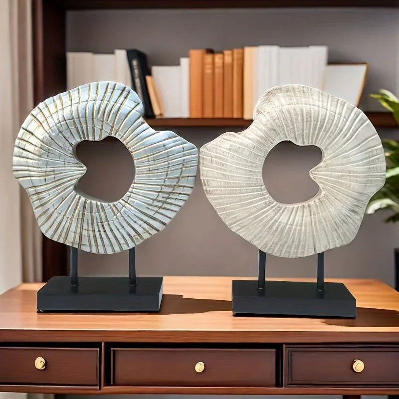 Abstract Conch Screen Is a Nordic-style Shell Craft Ornament, a Modern Luxury Home Decoration Made of... - House Of Avana