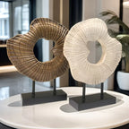 Abstract Conch Screen Is a Nordic-style Shell Craft Ornament, a Modern Luxury Home Decoration Made of... - House Of Avana