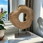 Abstract Conch Screen Is a Nordic-style Shell Craft Ornament, a Modern Luxury Home Decoration Made of... - House Of Avana