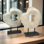 Abstract Conch Screen Is a Nordic-style Shell Craft Ornament, a Modern Luxury Home Decoration Made of... - House Of Avana