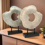 Abstract Conch Screen Is a Nordic-style Shell Craft Ornament, a Modern Luxury Home Decoration Made of... - House Of Avana