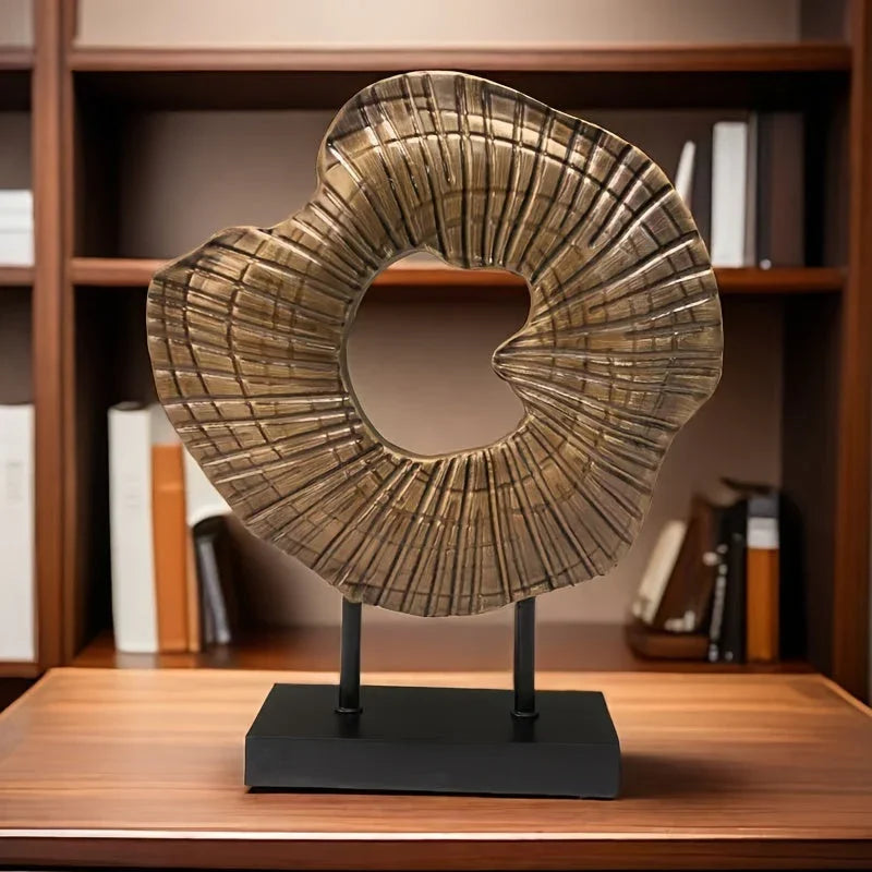 Abstract Conch Screen Is a Nordic-style Shell Craft Ornament, a Modern Luxury Home Decoration Made of... - House Of Avana