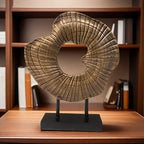 Abstract Conch Screen Is a Nordic-style Shell Craft Ornament, a Modern Luxury Home Decoration Made of... - House Of Avana