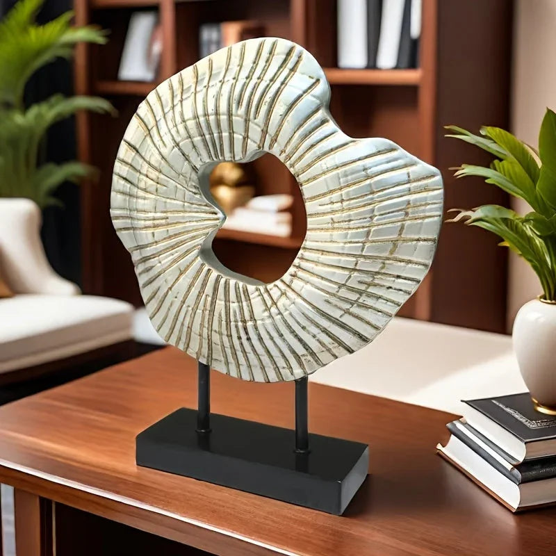 Abstract Conch Screen Is a Nordic-style Shell Craft Ornament, a Modern Luxury Home Decoration Made of... - House Of Avana