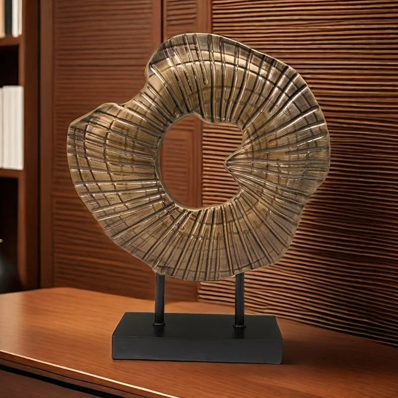 Abstract Conch Screen Is a Nordic-style Shell Craft Ornament, a Modern Luxury Home Decoration Made of... - House Of Avana