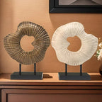 Abstract Conch Screen Is a Nordic-style Shell Craft Ornament, a Modern Luxury Home Decoration Made of... - House Of Avana