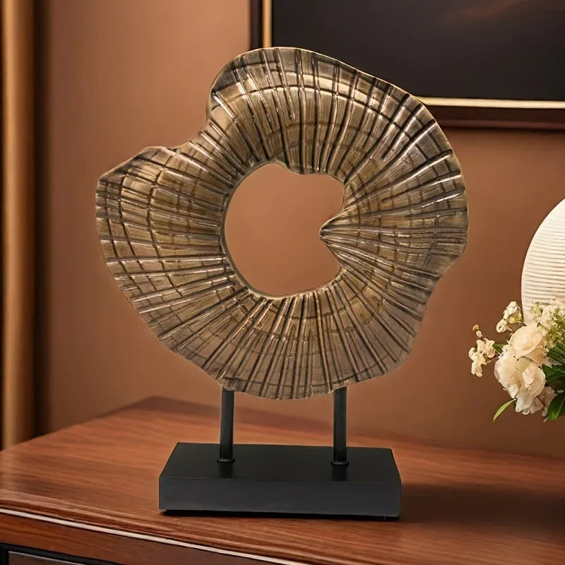 Abstract Conch Screen Is a Nordic-style Shell Craft Ornament, a Modern Luxury Home Decoration Made of... - House Of Avana