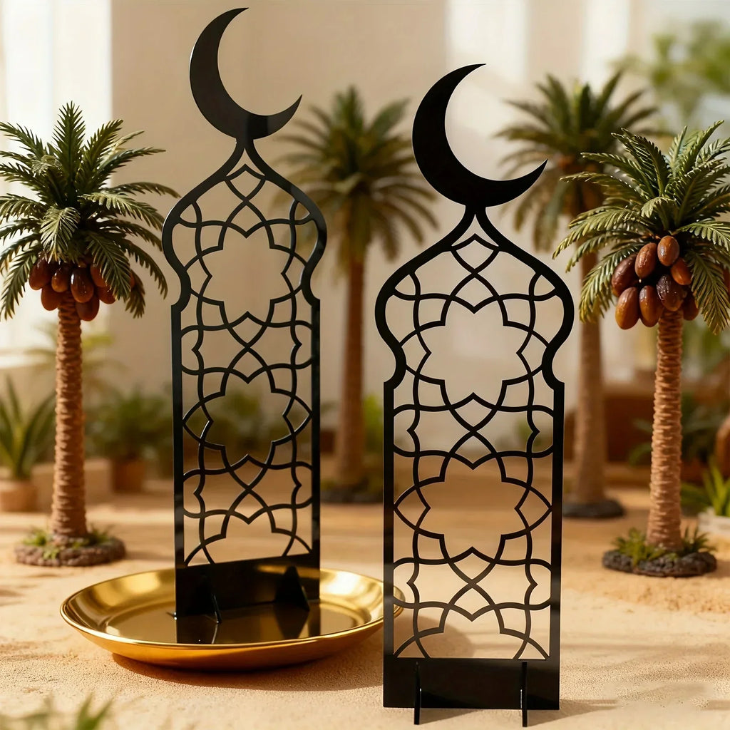 Ornament - Acrylic Flower Moon Set
