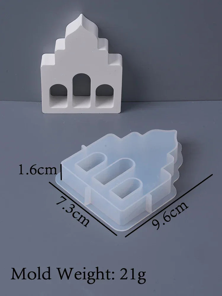 Ornament - Silicone Mosque Shape Hollow