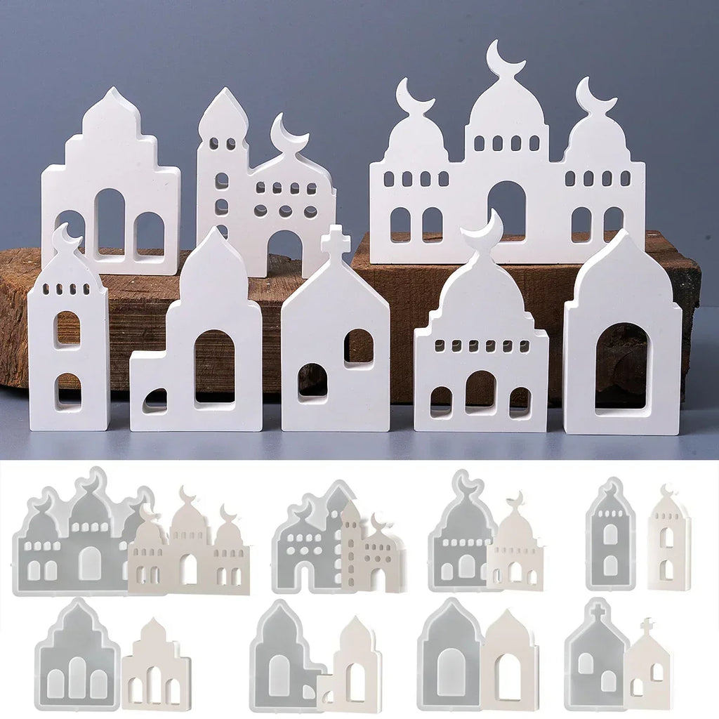Ornament - Silicone Mosque Shape Hollow
