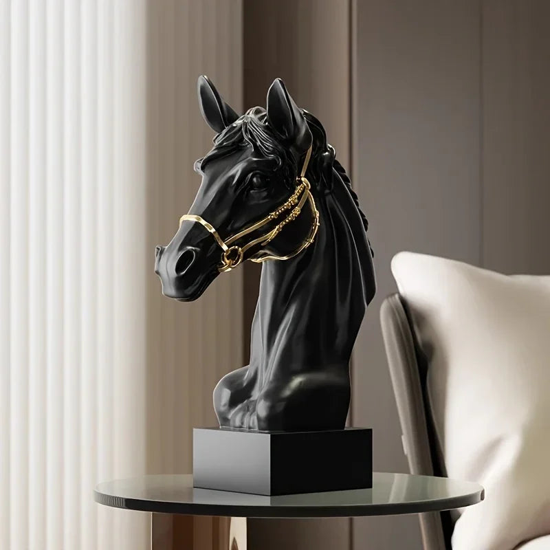 Ornament - Vintage Style Horse Head Wooden