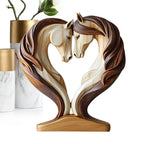 Ornament - Wooden Snuggle Pose Tabletop