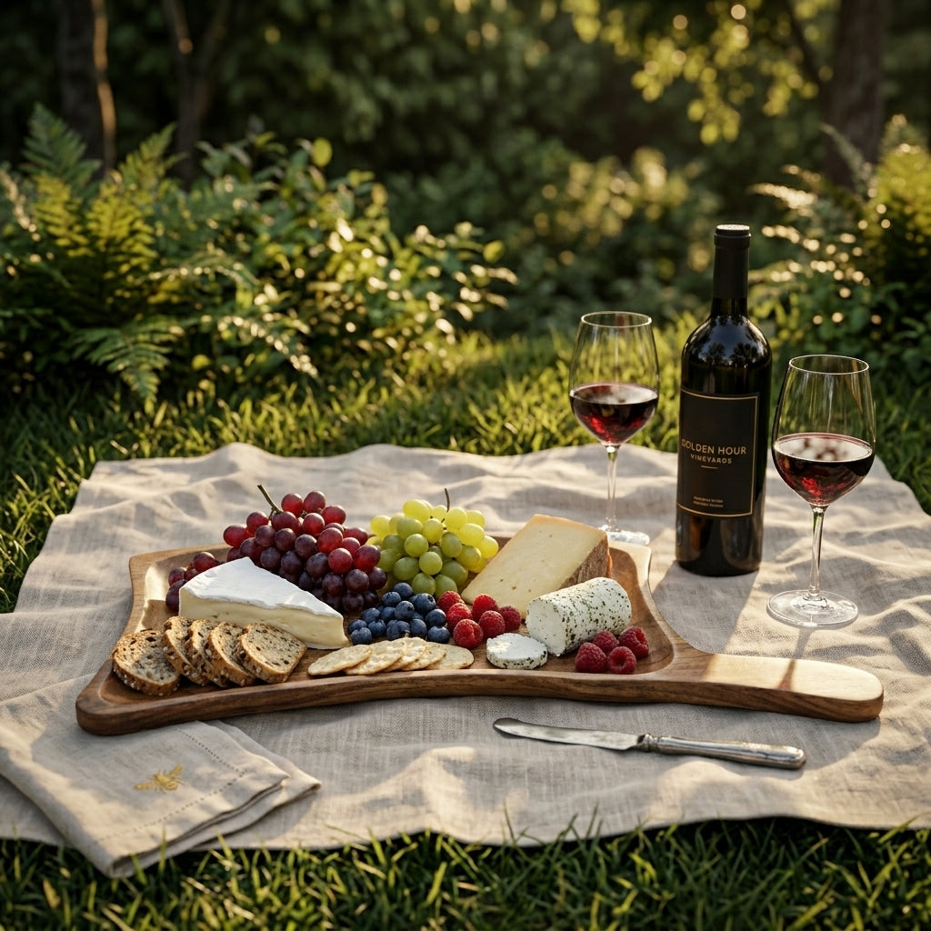 House of Avana Axe Shape Mango Wood Platter