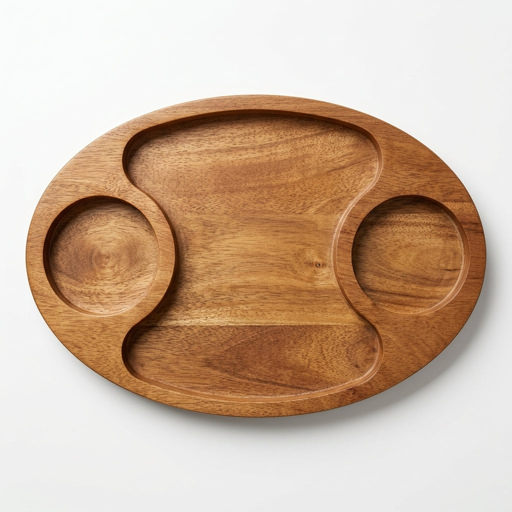 House of Avana Oval Mango Wood Platter