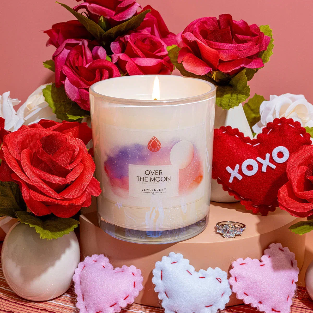 Over The Moon Iridescent 10oz Signature Jewelry  Candle JewelScent