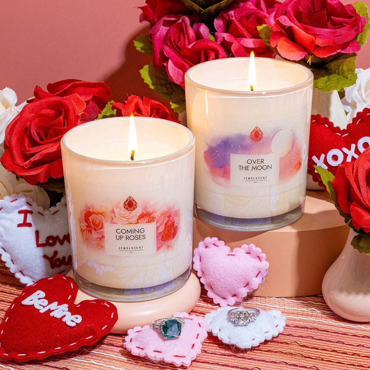 Over The Moon Iridescent 10oz Signature Jewelry  Candle JewelScent