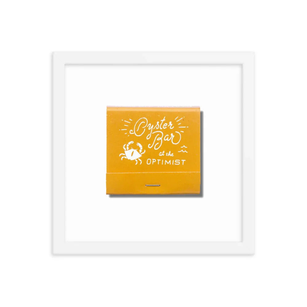 Oyster Bar Framed Print