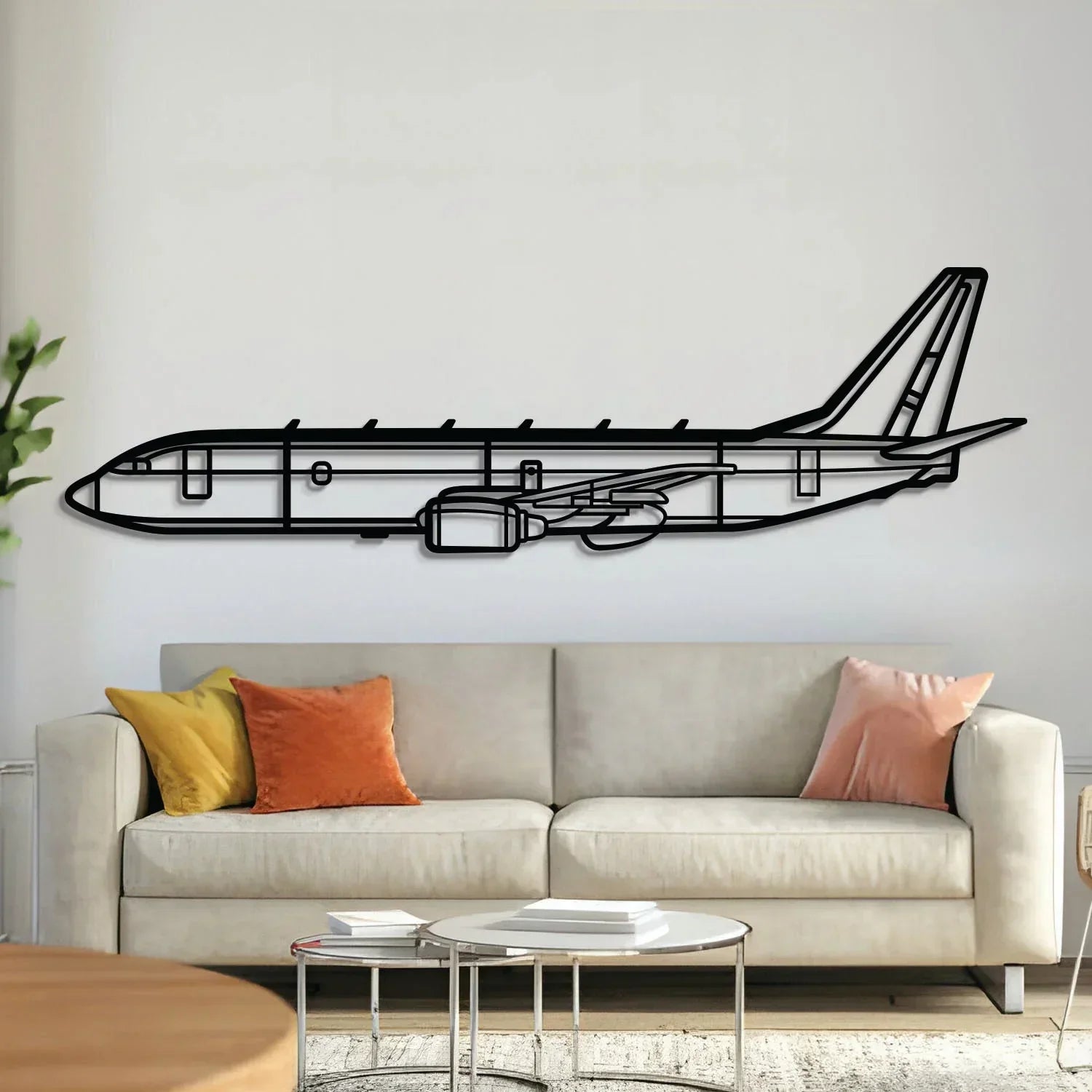 P-8a Poseidon Metal Aircraft Wall Art - Ncp0594, front view - House Of Avana