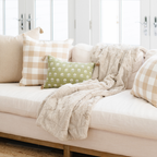 PATTERNED FAUX FUR THROW BLANKETS