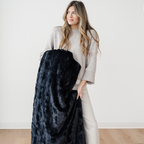 PATTERNED FAUX FUR XL THROW BLANKETS