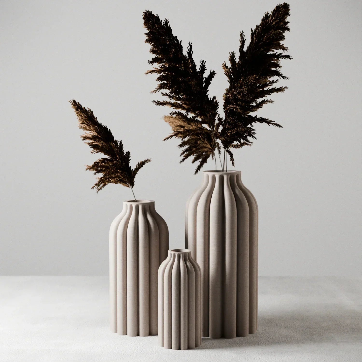 Pillar Vase, back view - House Of Avana