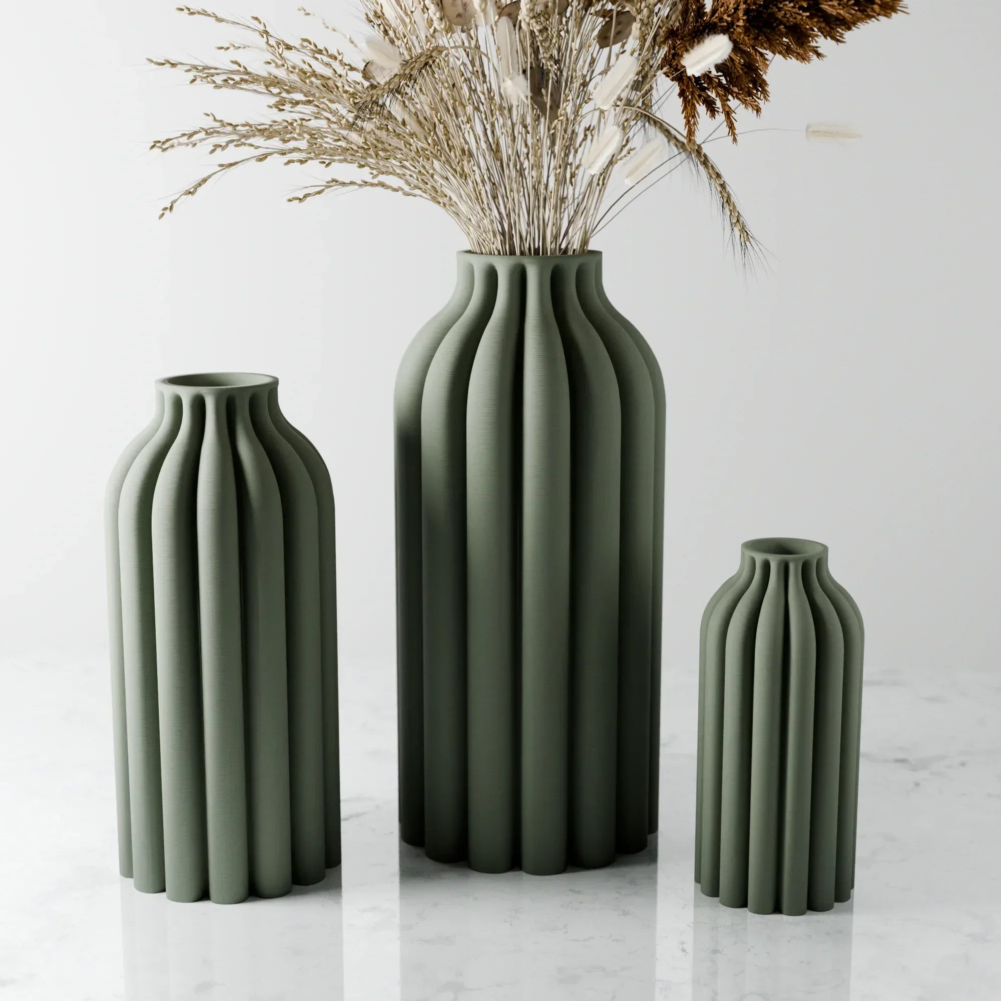 Pillar Vase, side view - House Of Avana