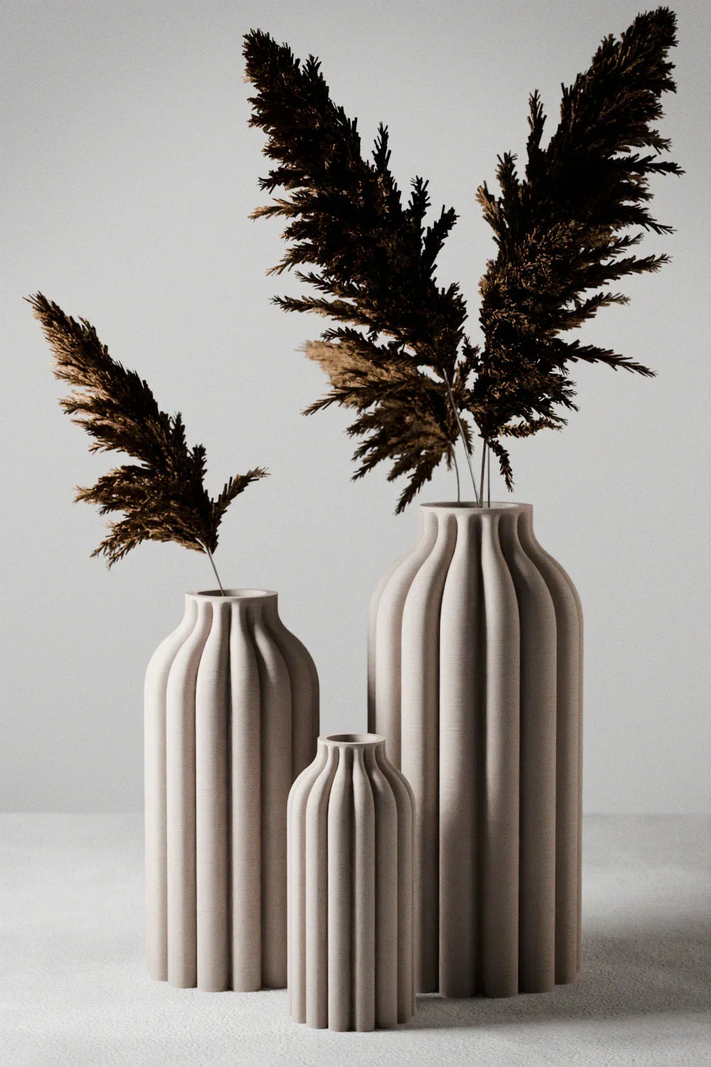 Pillar Vase, front view - House Of Avana