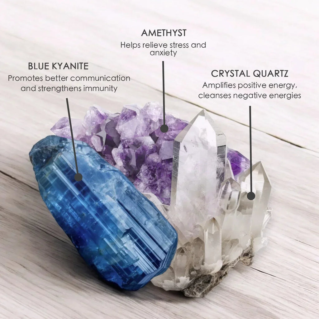 Cactus Flower and Jade, Premium Coconut-Soy Wax Tea Light Crystal Candle, 1oz Innergy