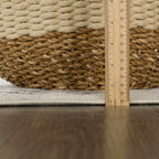 Angus Abstract Black and White Area Rug Hauteloom