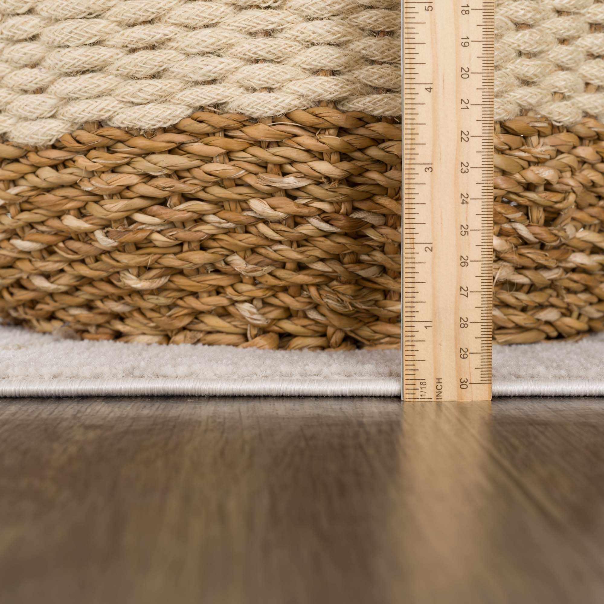 Azzan Cream & Gold Area Rug Hauteloom