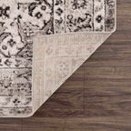 Albie Beige Area Rug Hauteloom