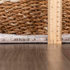 Albie Beige Area Rug Hauteloom