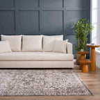 Albie Beige Area Rug Hauteloom