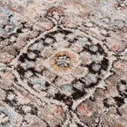 Albie Gold & Beige Area Rug Hauteloom