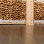 Anana Gold & Beige Area Rug Hauteloom