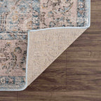 Anana Silver Blue & Beige Area Rug Hauteloom