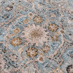 Anana Silver Blue & Beige Area Rug Hauteloom