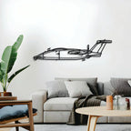 P.1hh Hammerhead Metal Aircraft Wall Art - Ncp0592, back view - House Of Avana