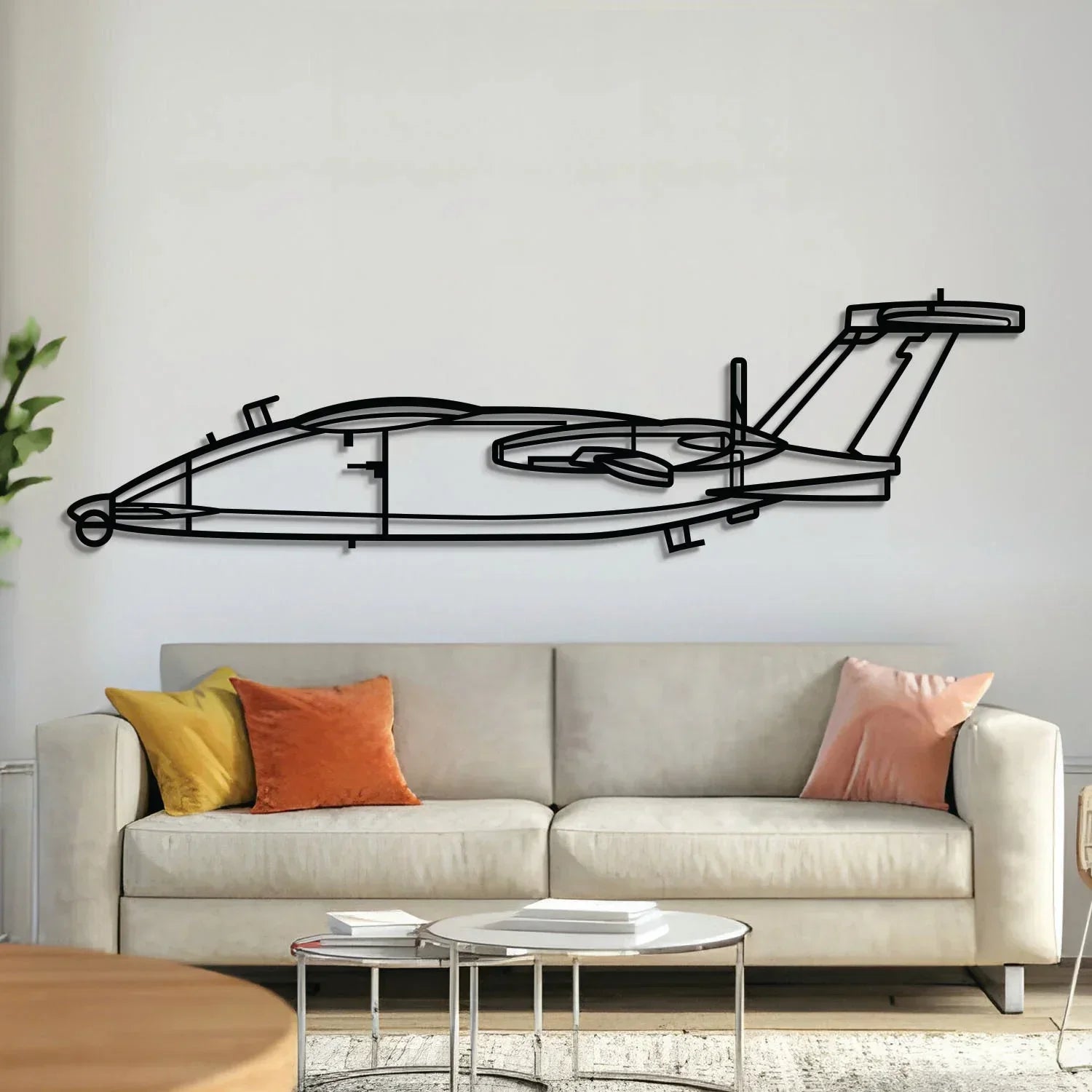 P.1hh Hammerhead Metal Aircraft Wall Art - Ncp0592, front view - House Of Avana