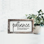 Patience Sign Gia Roma